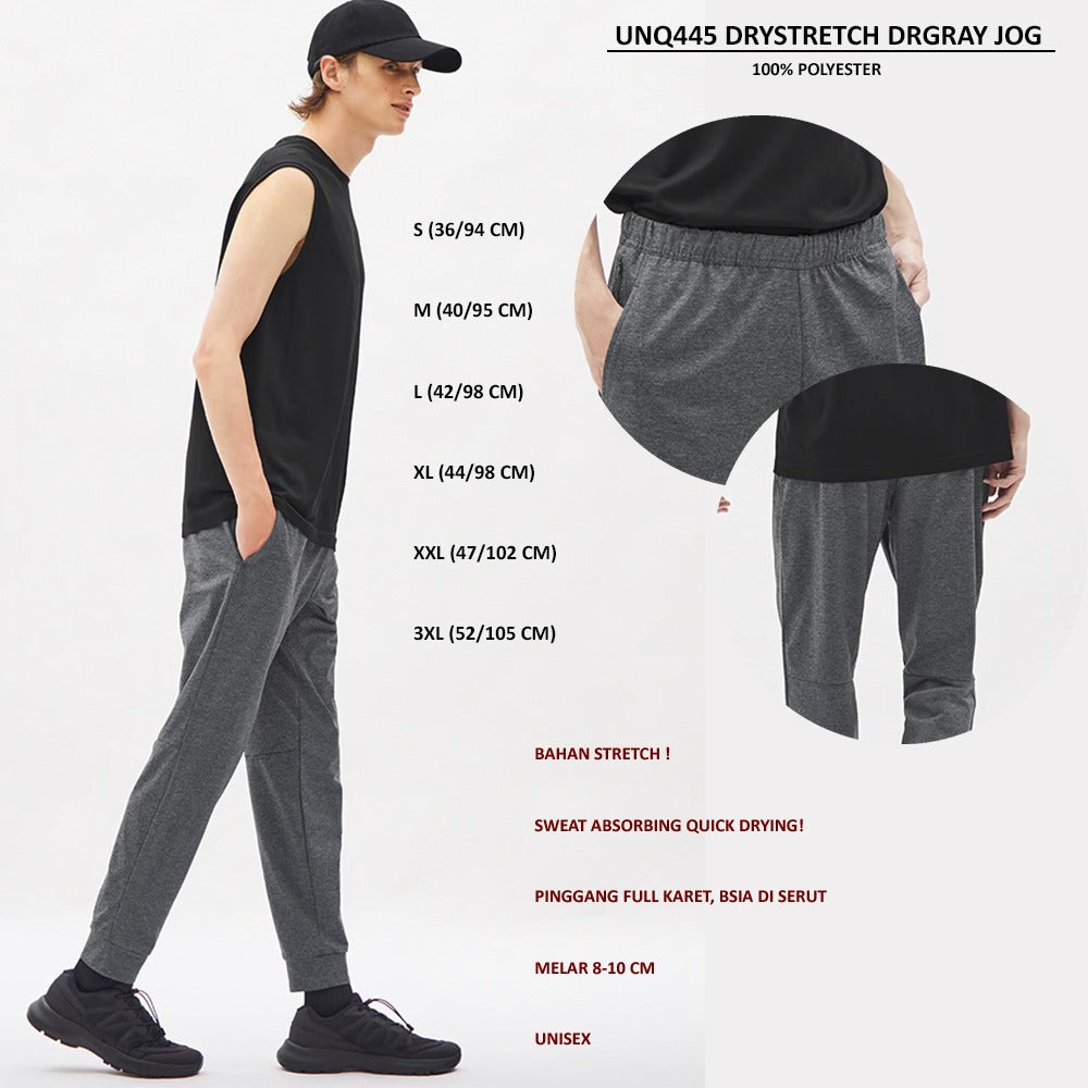 Celana Panjang Jogger Pria Quick Drying (UNQ445 DRYSTRETCH JOGGER)