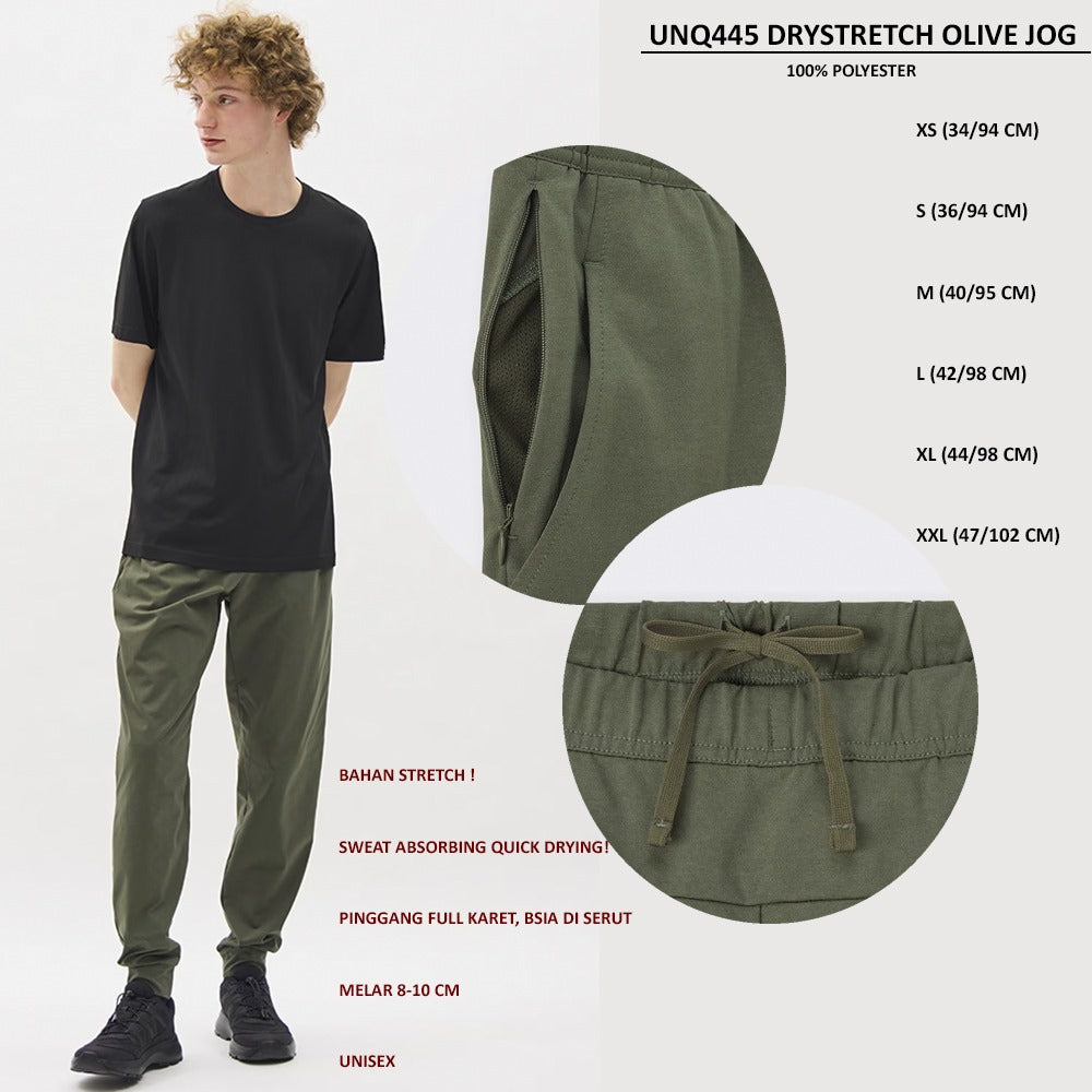 Celana Panjang Jogger Pria Quick Drying (UNQ445 DRYSTRETCH JOGGER)