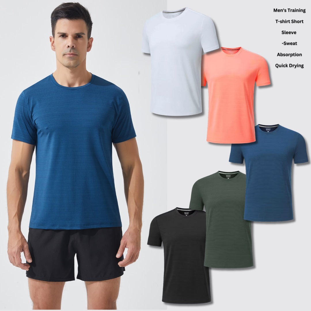 Kaos Olahraga Pria Lengan Pendek (JPN57 ABSORP TRAINING TOP)