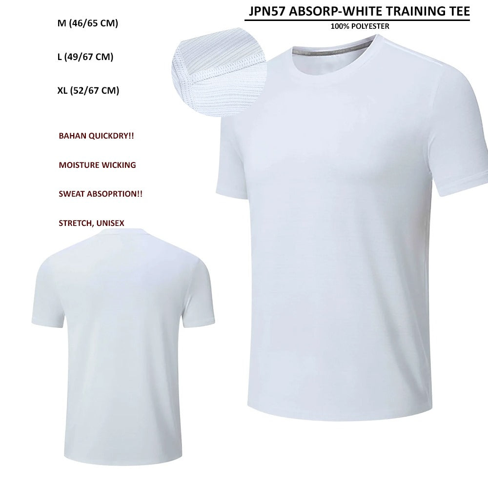 Kaos Olahraga Pria Lengan Pendek (JPN57 ABSORP TRAINING TOP)