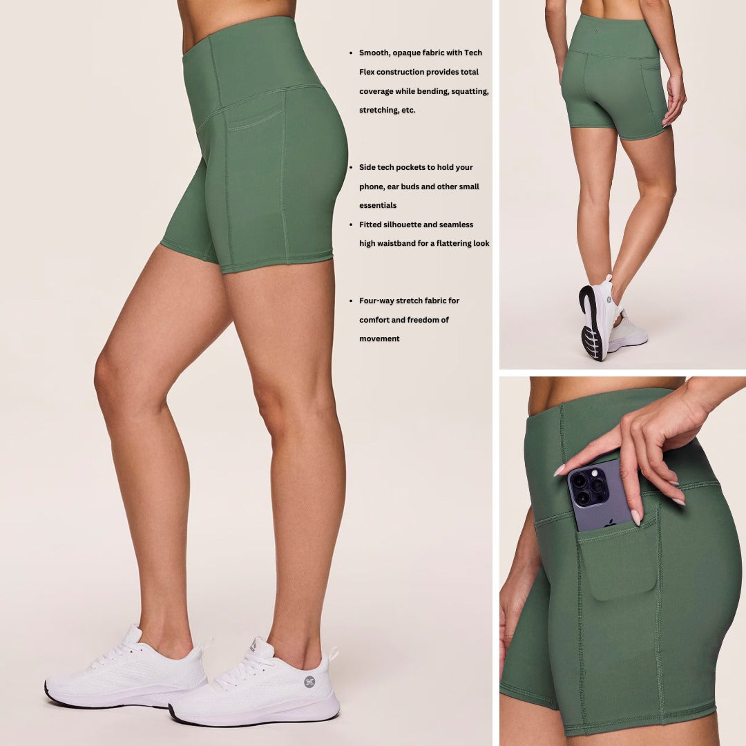 Celana Pendek Olahraga Wanita Highrise (RBX09 PRIME FLEX SHORT)