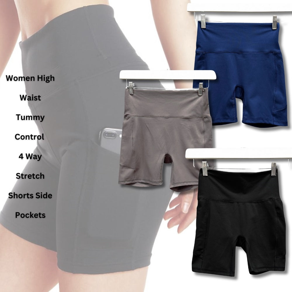 Celana Pendek Olahraga Wanita Highrise (RBX10 CURVE FLEX sHORT)
