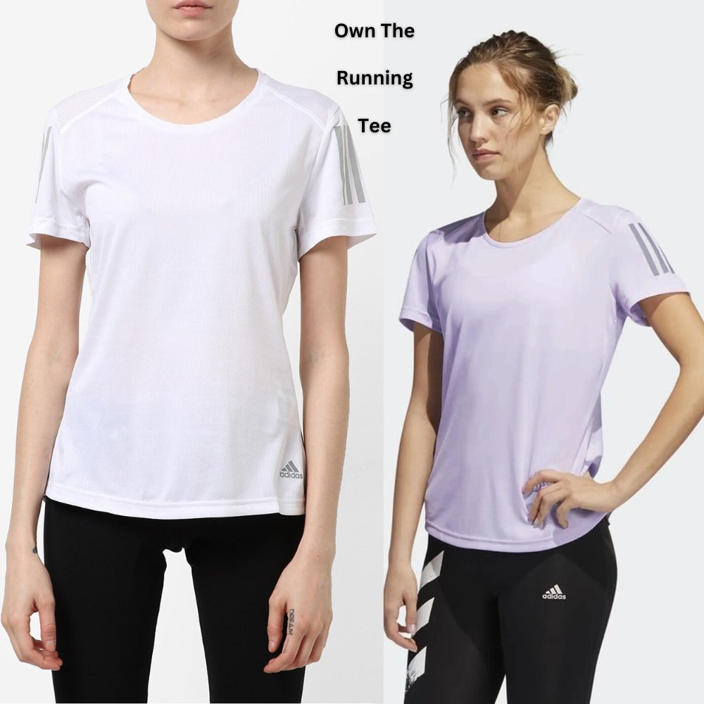 Kaos Olahraga Wanita Lengan Pendek Soft Dry (ADD44 RUN OWN TEE)