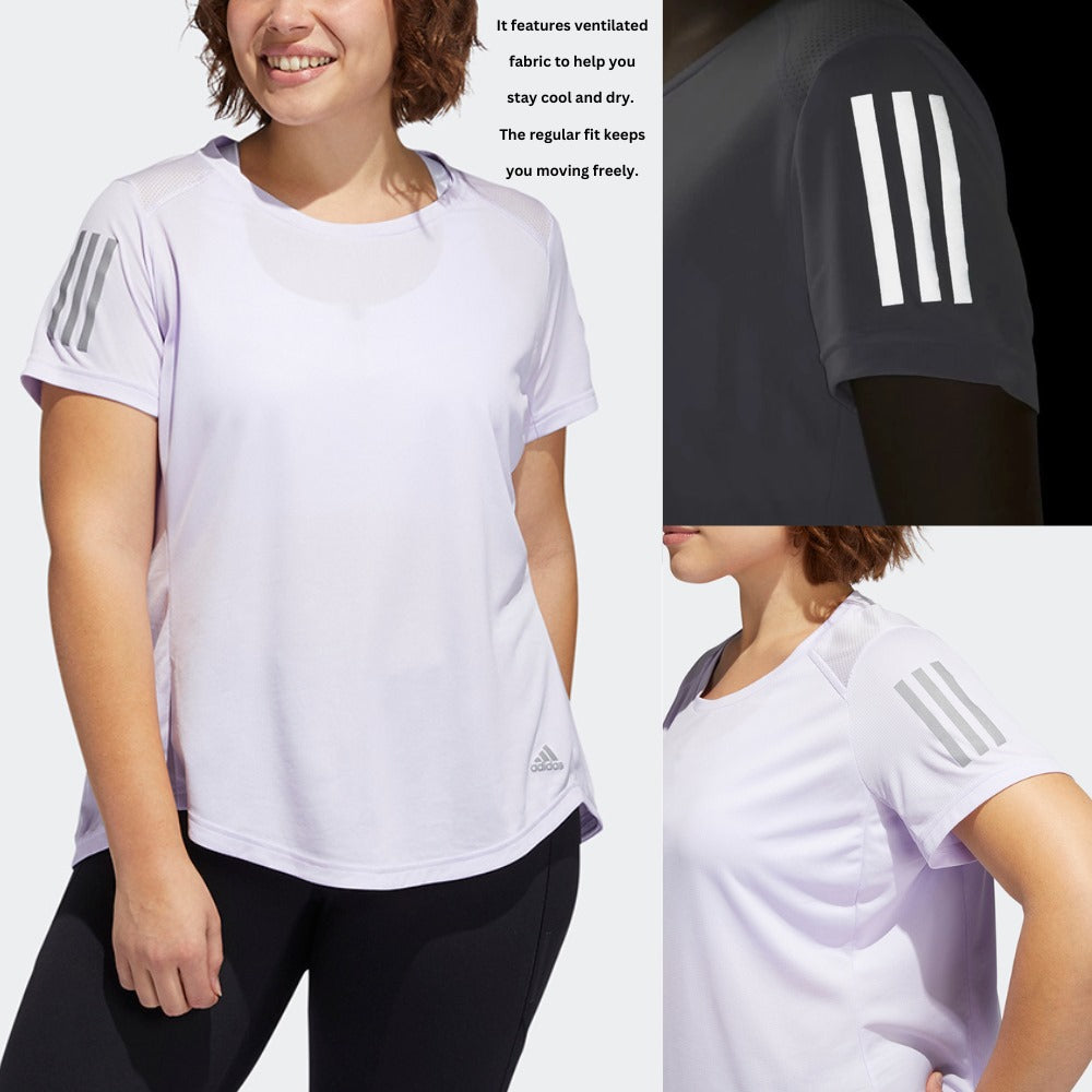 Kaos Olahraga Wanita Lengan Pendek Soft Dry (ADD44 RUN OWN TEE)