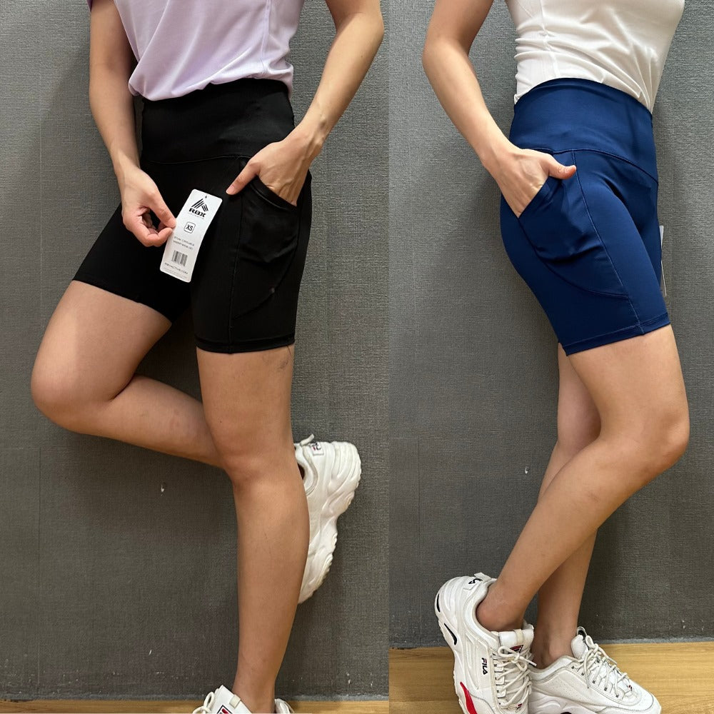 Celana Pendek Olahraga Wanita Highrise (RBX10 CURVE FLEX sHORT)