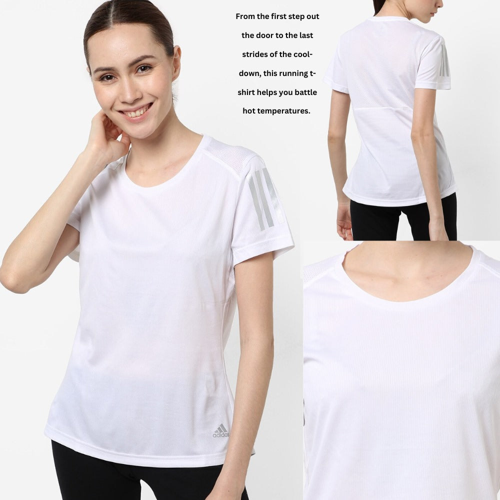 Kaos Olahraga Wanita Lengan Pendek Soft Dry (ADD44 RUN OWN TEE)
