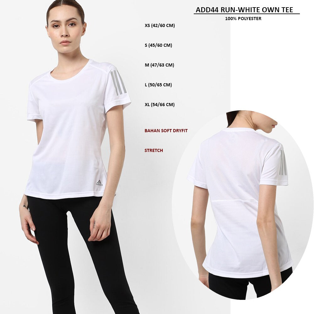 Kaos Olahraga Wanita Lengan Pendek Soft Dry (ADD44 RUN OWN TEE)