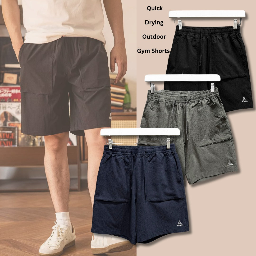 Celana Pendek Pria Texture Crepe (ASL01 OUTDOOR MEN SHORT)
