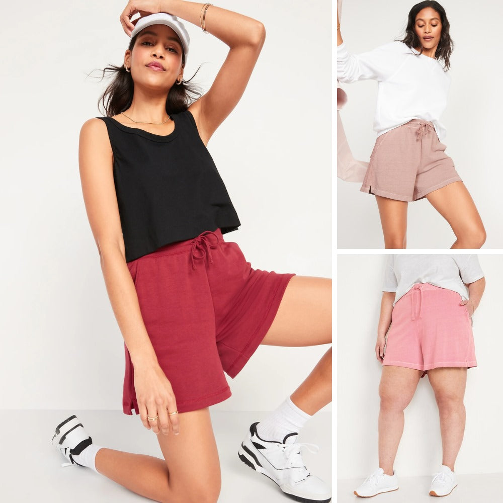 Celana Pendek Wanita Lightwight Terry (ODN587 LOUNGE SHORT)