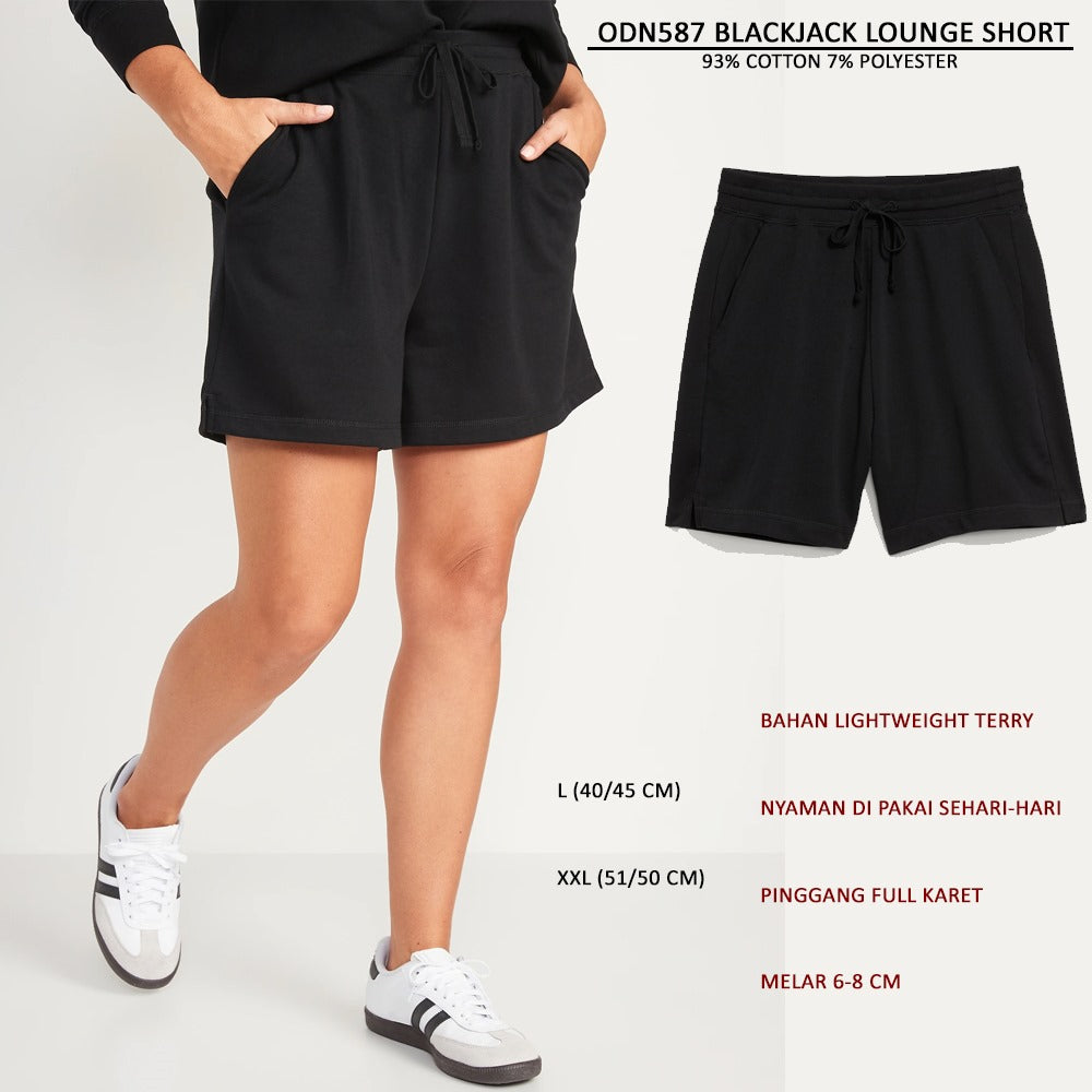 Celana Pendek Wanita Lightwight Terry (ODN587 LOUNGE SHORT)