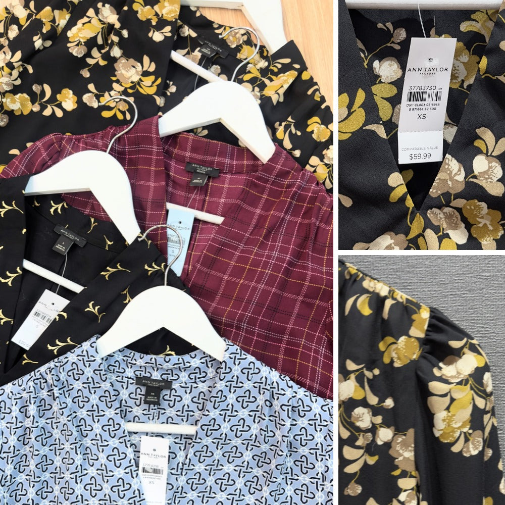 Atasan Blouse Wanita Lengan Panjang (LOFT161 POPOVER BLOUSE)