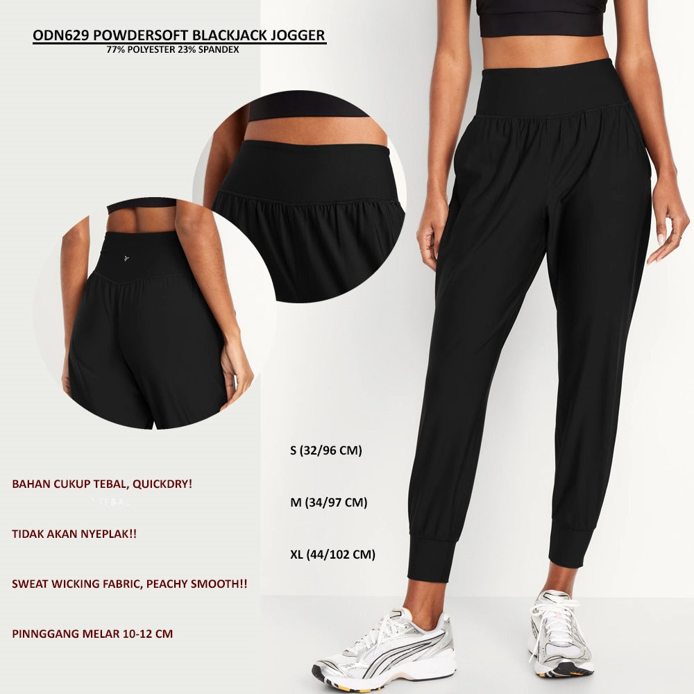 Celana Panjang Jogger Wanita Quickdry (ODN629 POWDERSOFT JOGGER)