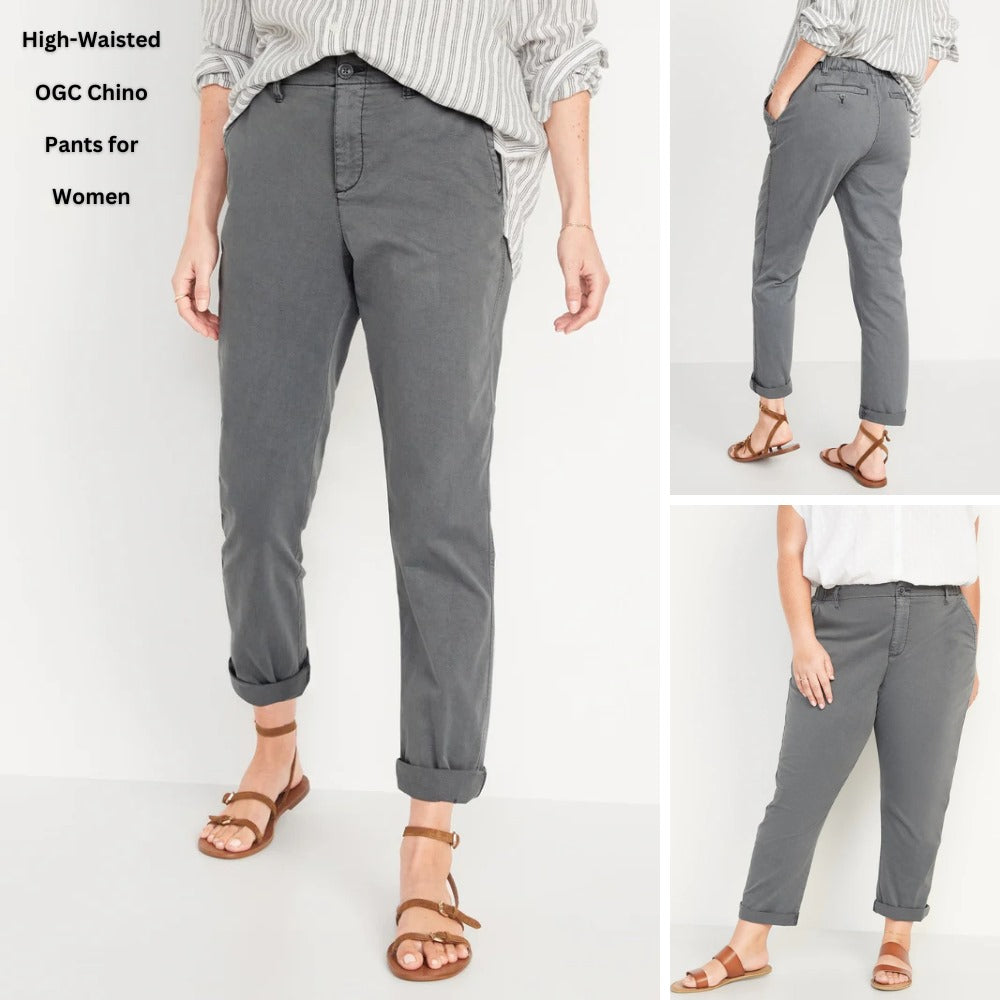Celana Panjang Wanita Soft Twill Stretch (ODN628 OCG CHINO PANTS)