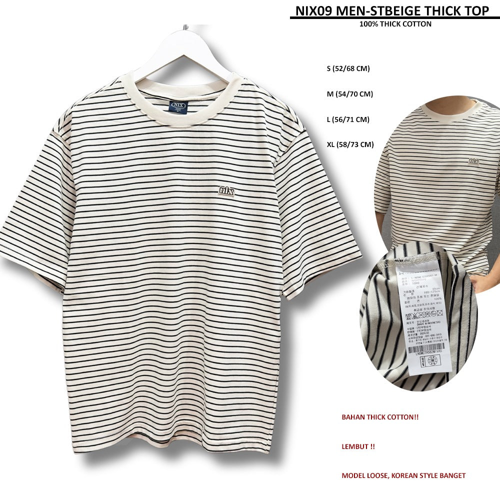 Kaos Pria Lengan Pendek Thick Cotton (NIX09 MEN THICK TOP)