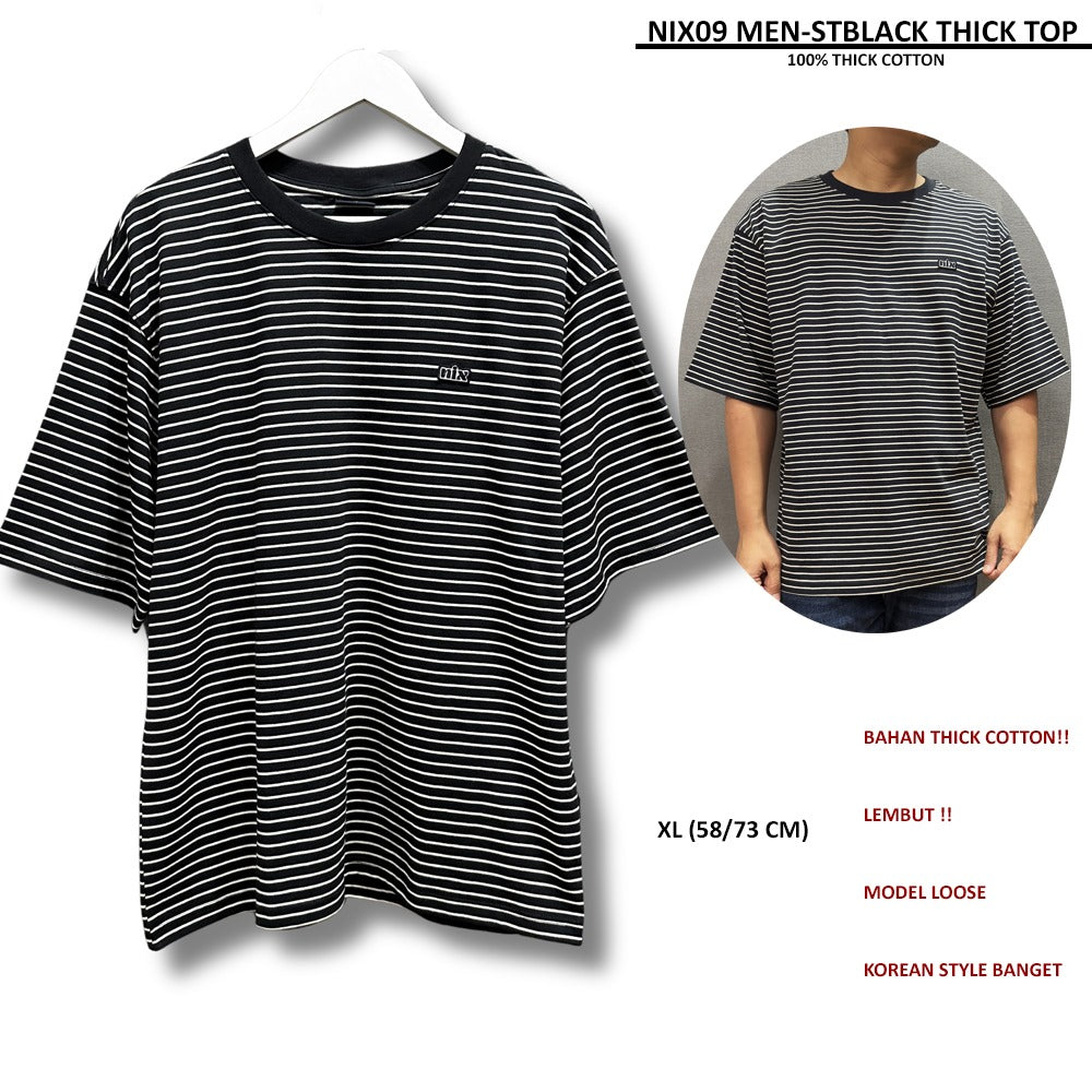 Kaos Pria Lengan Pendek Thick Cotton (NIX09 MEN THICK TOP)