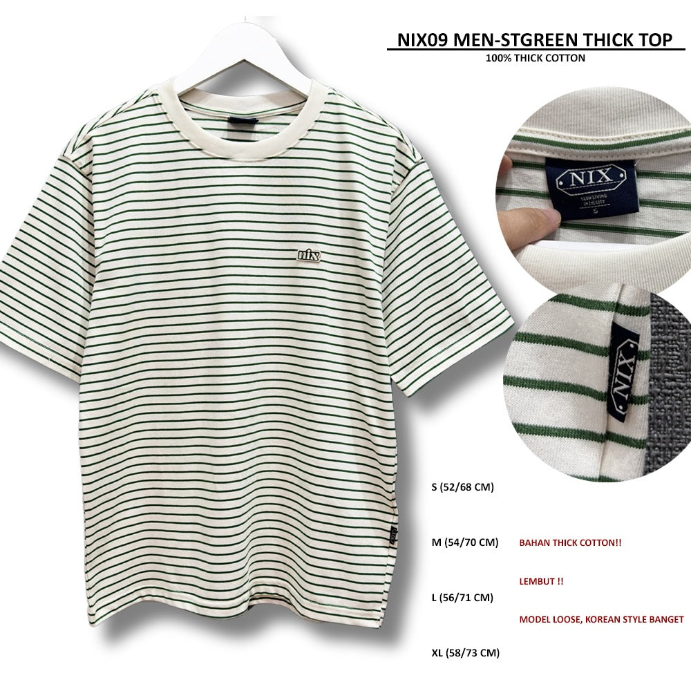 Kaos Pria Lengan Pendek Thick Cotton (NIX09 MEN THICK TOP)