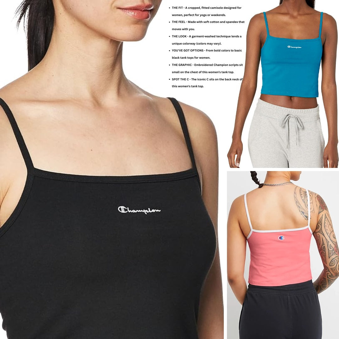 Atasan Tanktop Cropped Cami (CHAMP104 CAMI CROP TOP)