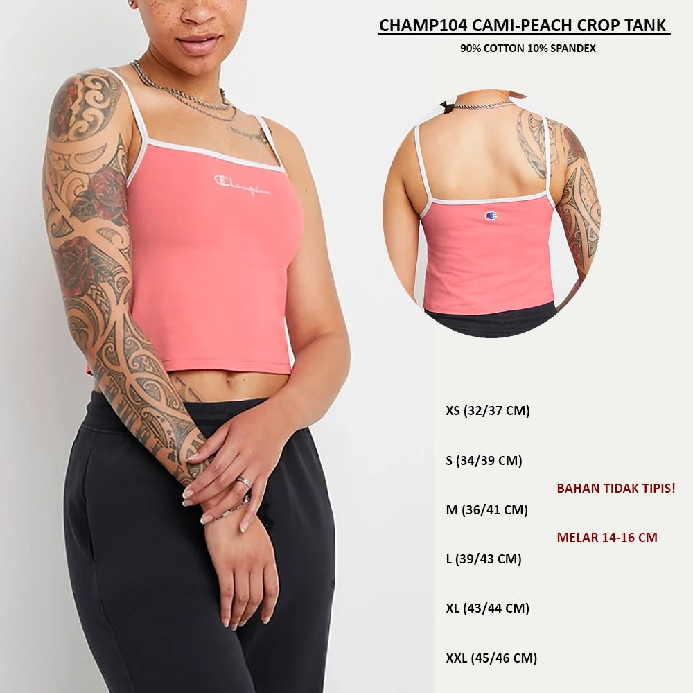 Atasan Tanktop Cropped Cami (CHAMP104 CAMI CROP TOP)