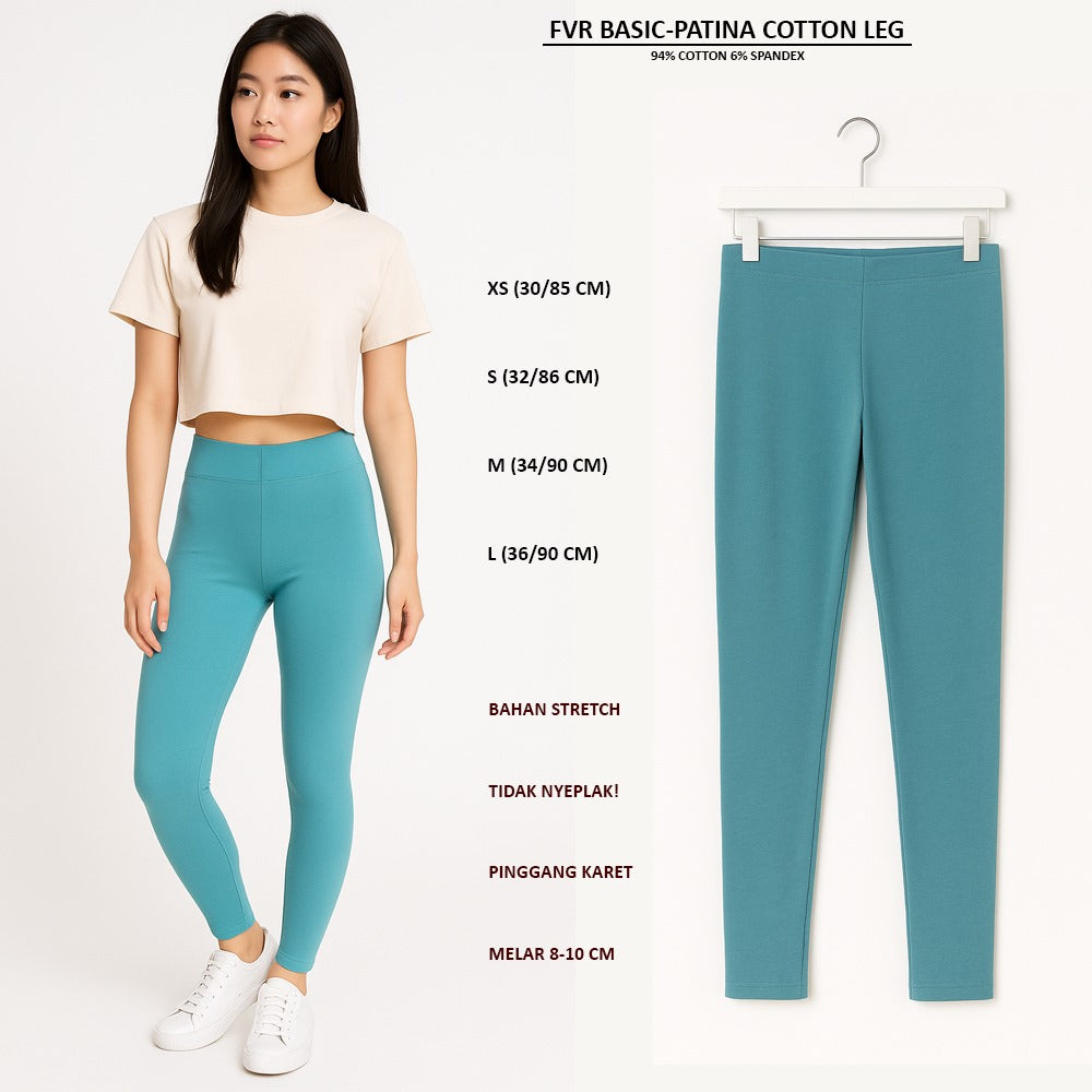 Celana Panjang Legging Wanita Basic (FVR BASIC LEGGING)