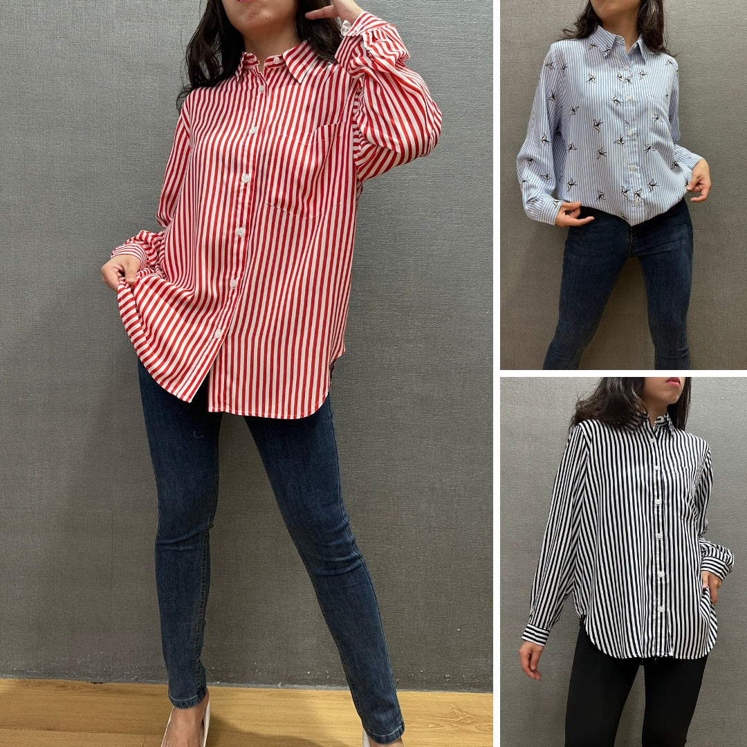 Kemeja Wanita Lengan Panjang Thick Viscose (HMB564 VISCOSE TUNIC)