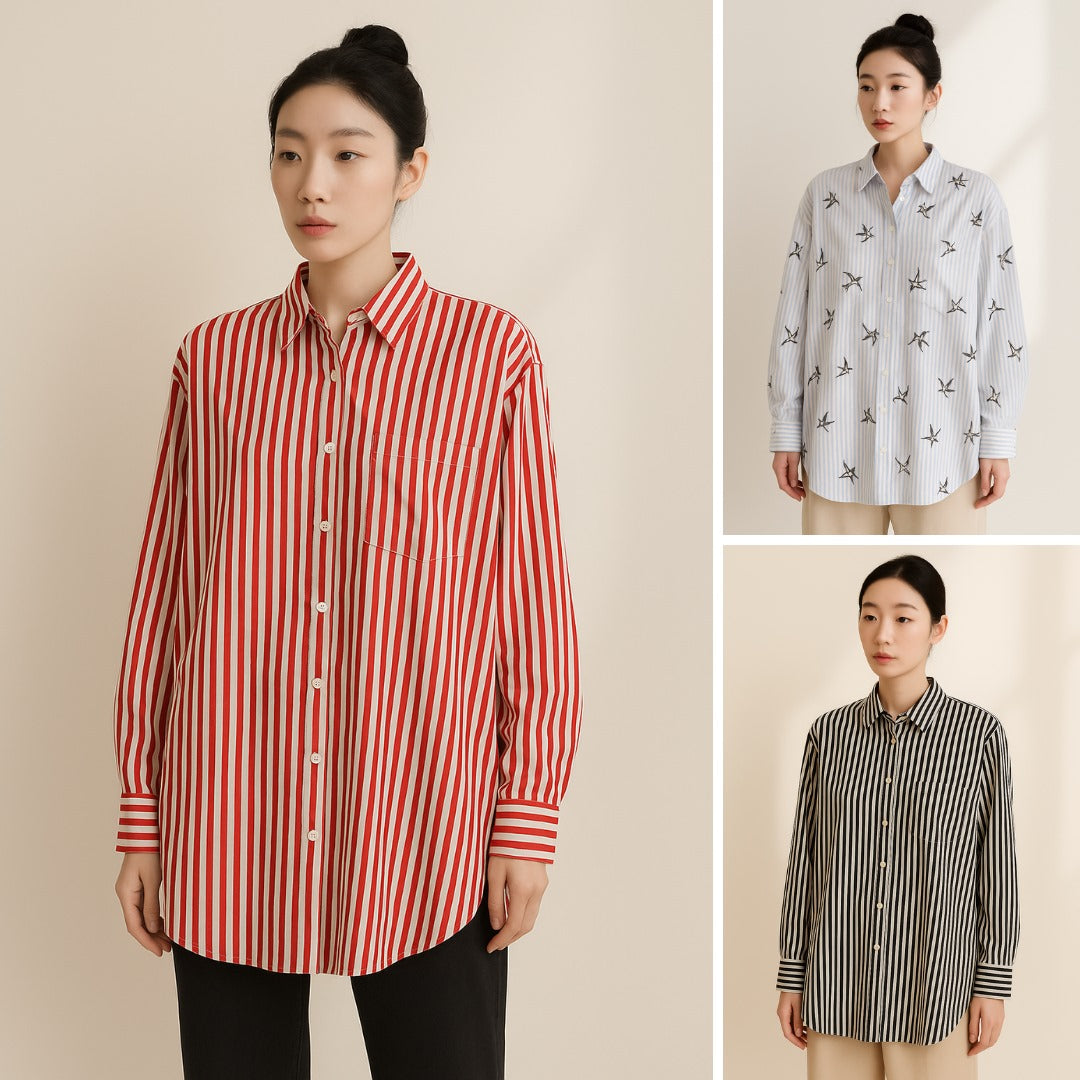Kemeja Wanita Lengan Panjang Thick Viscose (HMB564 VISCOSE TUNIC)