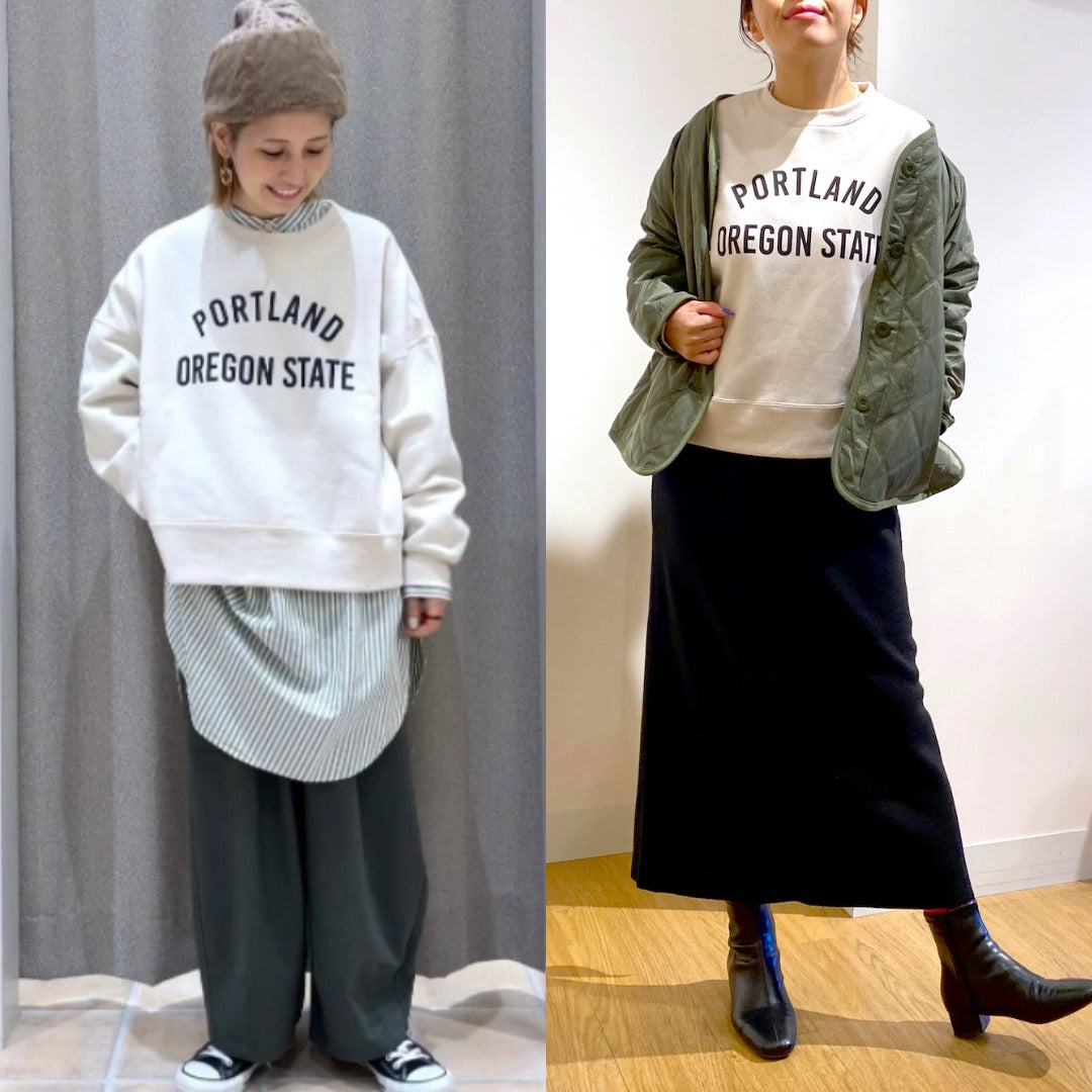 Sweatshirt Wanita Soft Linen (SCT01 FLEECE COLLEGE SWEAT)