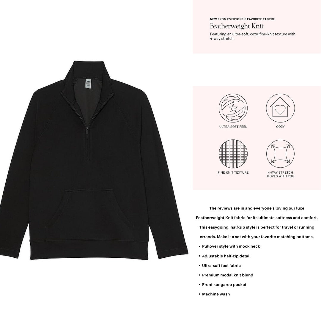 Atasan Wanita Lengan Panjang (VS19 FEATHER WEIGHT HALZIP TOP)