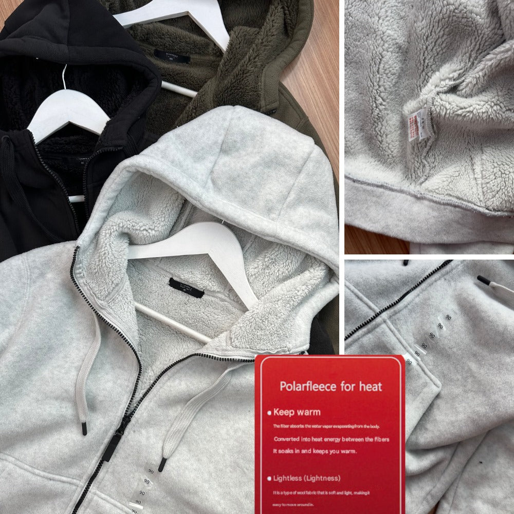 Jacket Pria Soft Fleece UV Block (TTN16 FLEECE HEATUP JACKET)