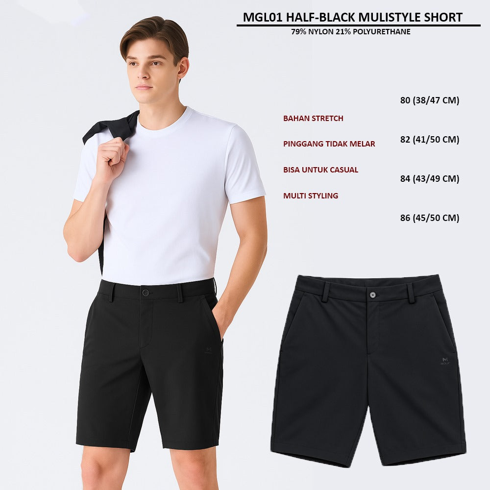 Celana Pendek Pria Stretch (MGL01 HALF MULISTYLE SHORT)