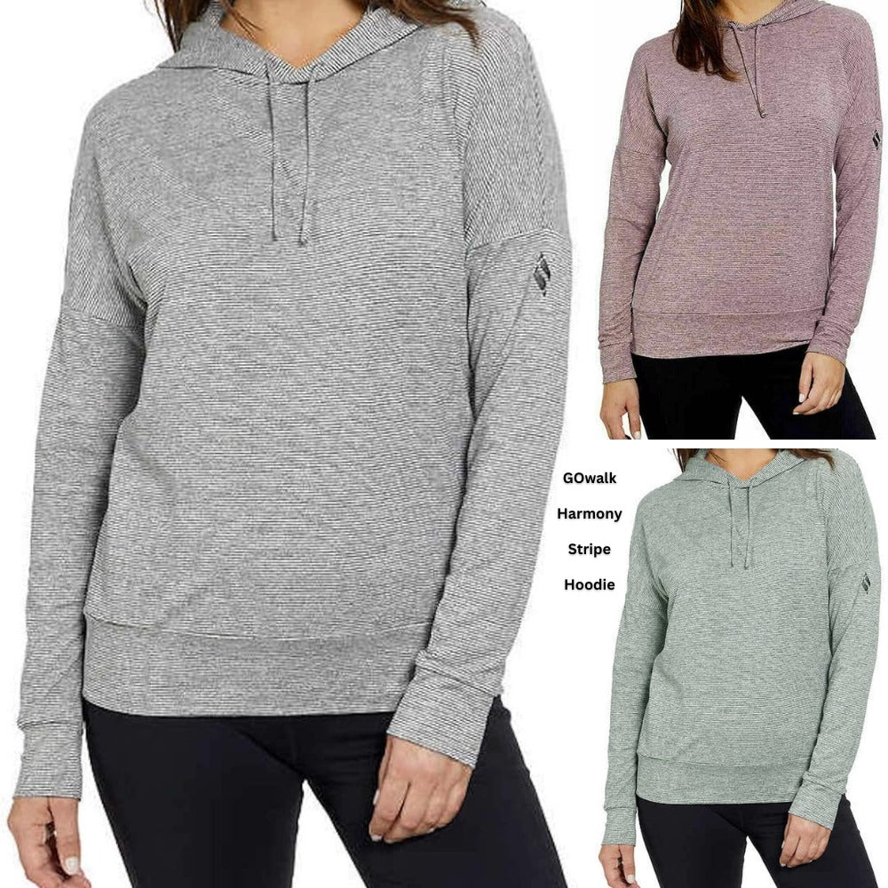 Sweater Hoodie Wanita Lengan Panjang Stretch (SKC06 GOWALK HOOD)