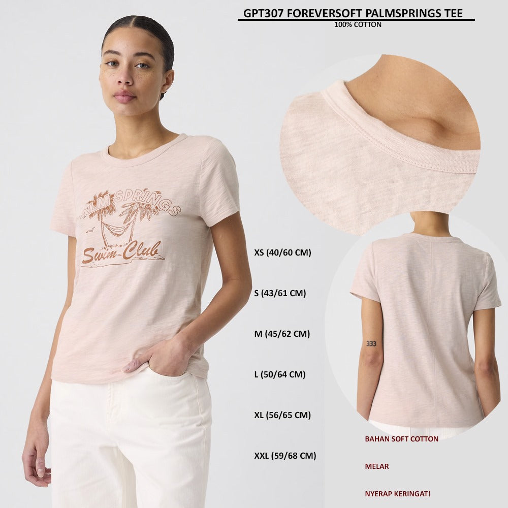 Atasan Kaos WanIta Lengan pendek (GPT307 GRAPHIC TEE)