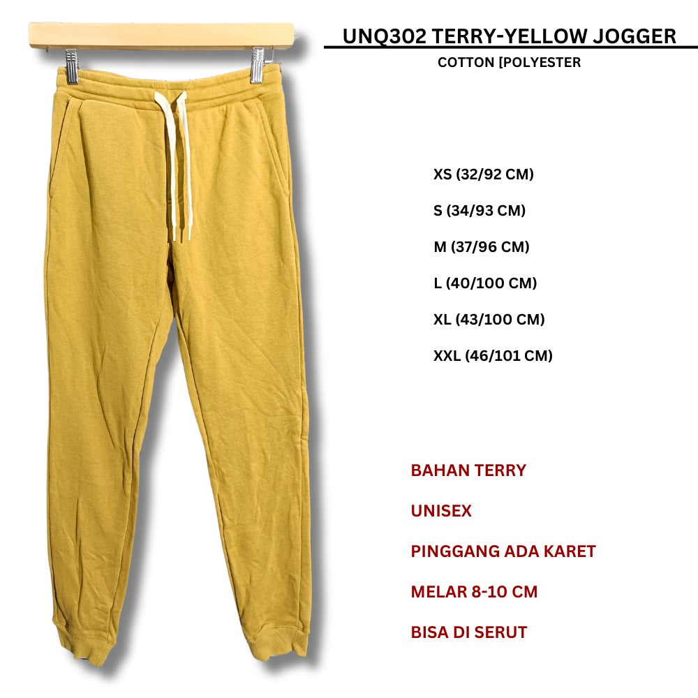Celana Panjang Jogger Pria (UNQ302 TERRY JOGGER)