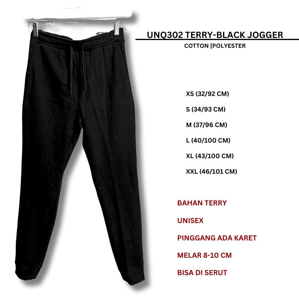 Celana Panjang Jogger Pria (UNQ302 TERRY JOGGER)