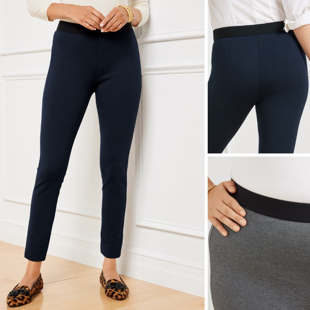 Celana Panjang Legging Wanita Ponte Stretch Tebal (TALB22 SOHO SOLID LEGG)