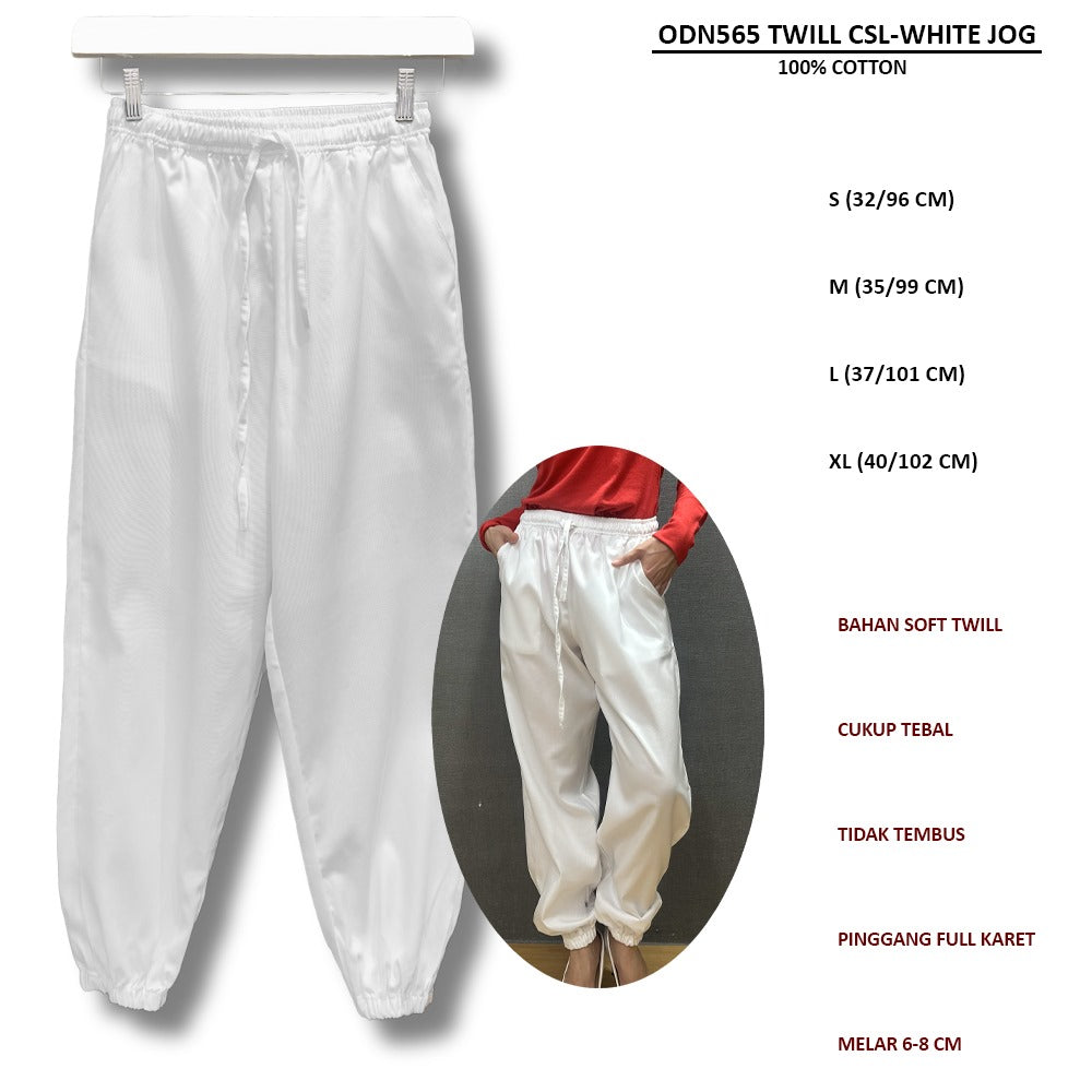 Celana Panjang Jogger Wanita Soft Twill (ODN565 TWILL JOGGER)