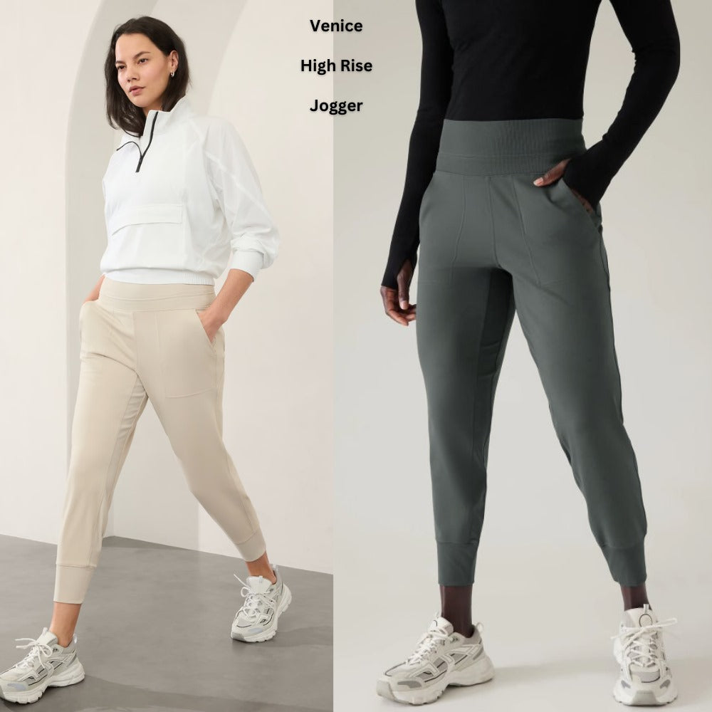 Celana Panjang Jogger Wanita Stretch (ATHL22 VENICE HRISE JOG)