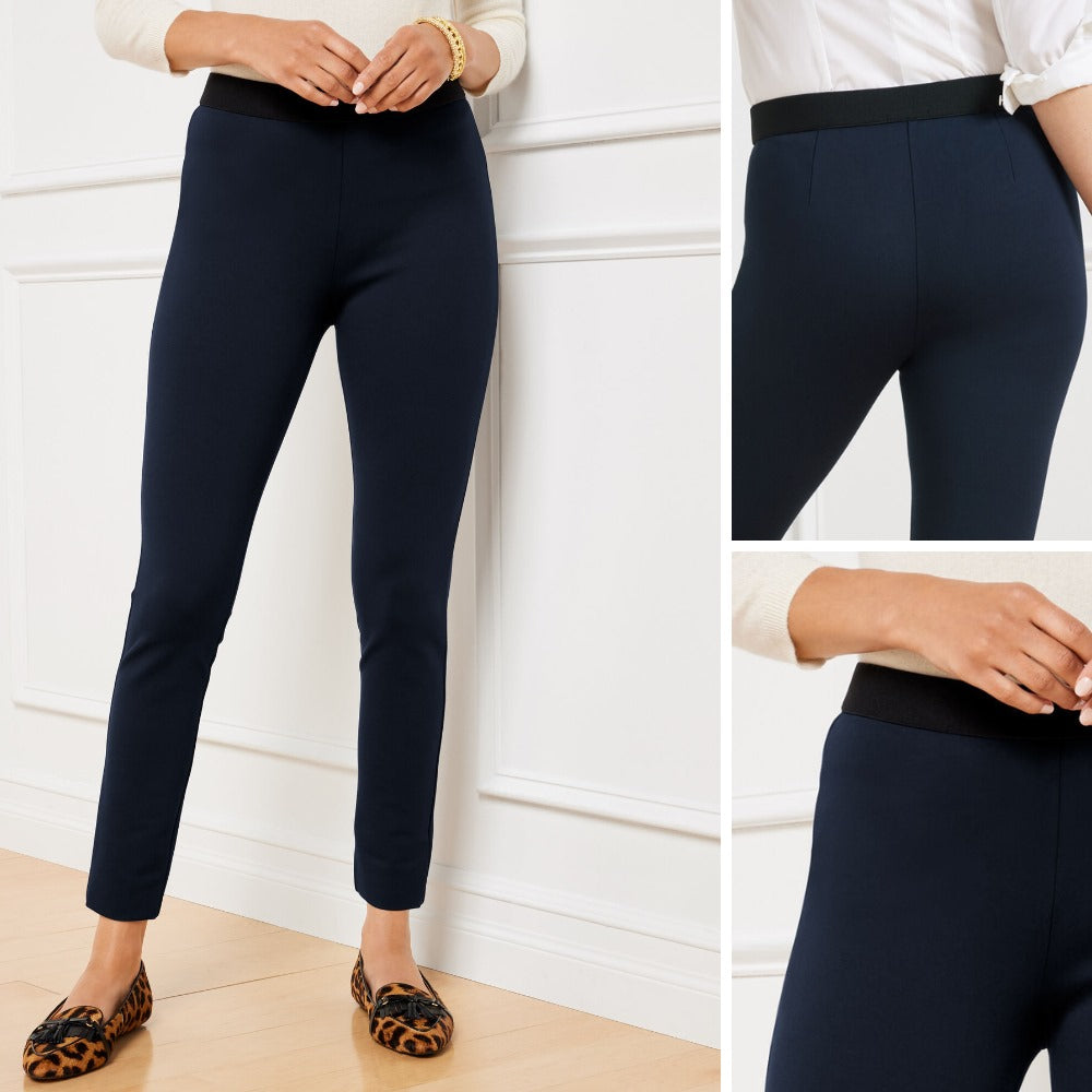 Celana Panjang Legging Wanita Ponte Stretch Tebal (TALB22 SOHO SOLID LEGG)