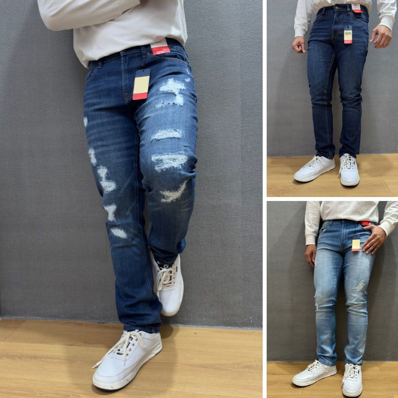 Celana Panjang Jeans Pria Soft Denim (TH46 SLIM JEANS)