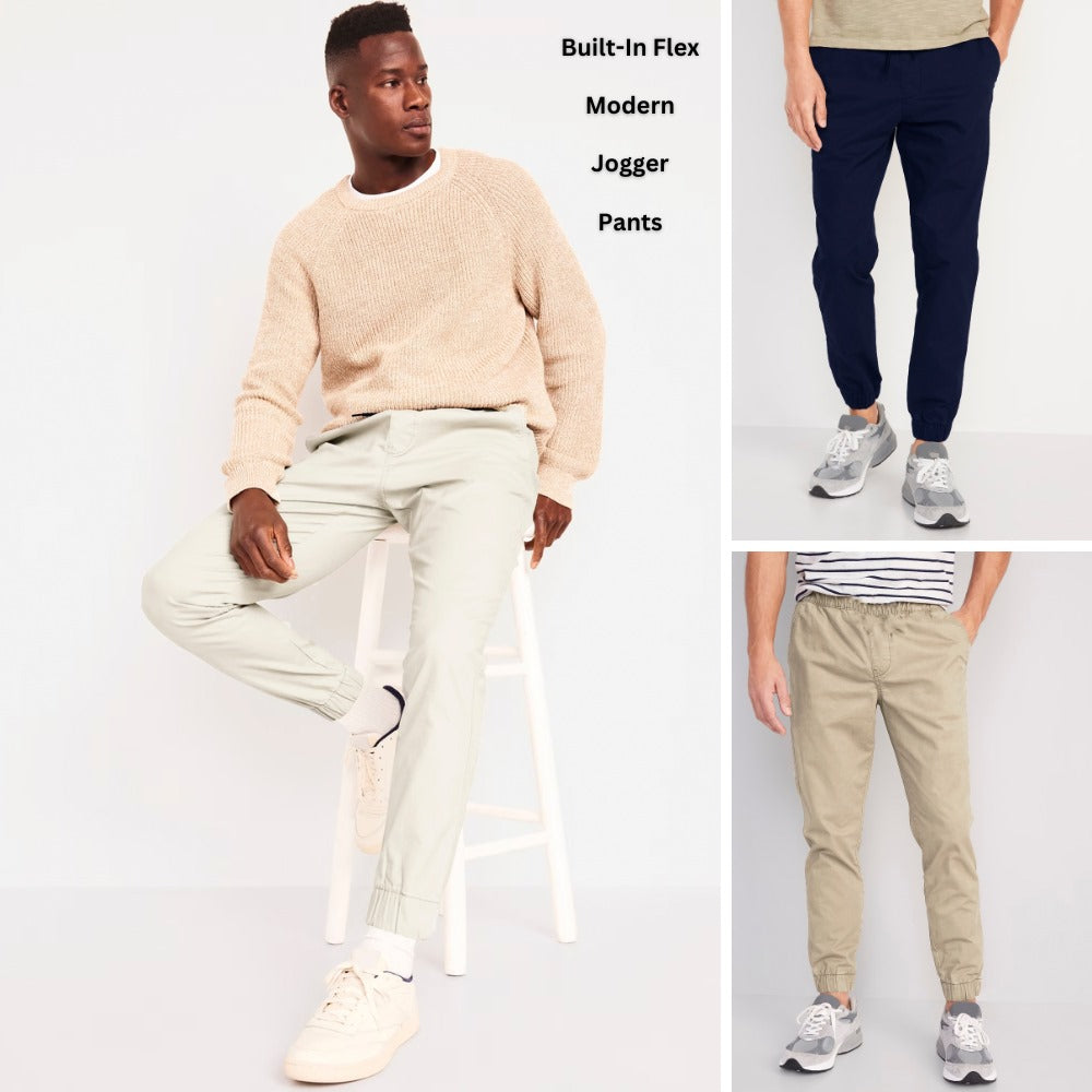 Celana Panjang Jogger Pria Sfot Twill (ODN596 MDM TWILL JOGGER)