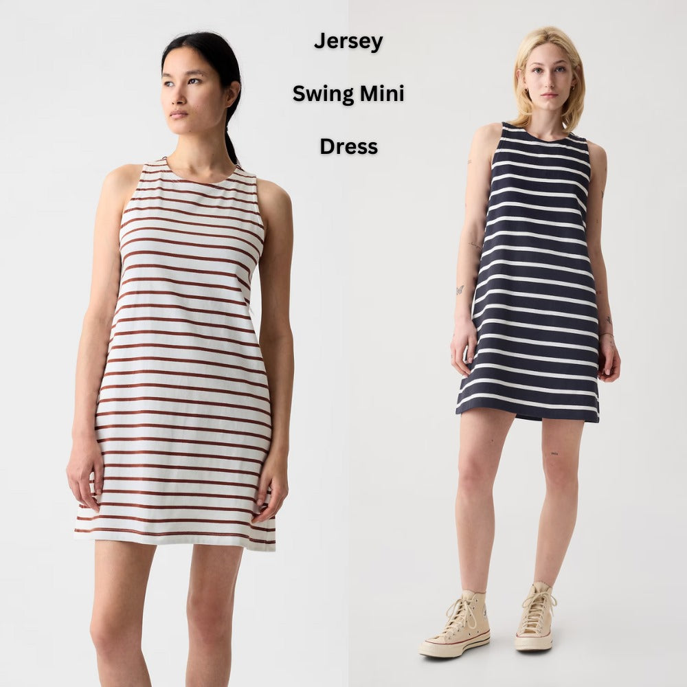 Dress Mini Wanita Tanpa Lengan Thick Cotton (GPD386 SWING DRESS)