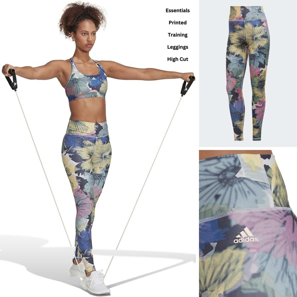 Celana Legging Panjang Olahraga Wanita (ADD38 PRINTED ESSENTIAL LEGG)