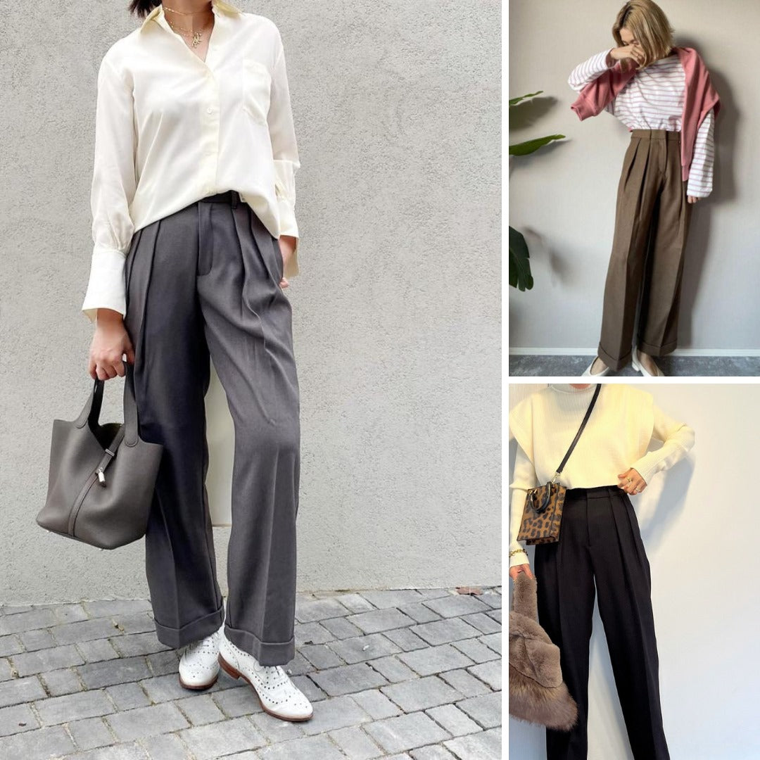 Celana Pajang Wanita Highwaist (UNQ434 INTAC WIDE PANTS)