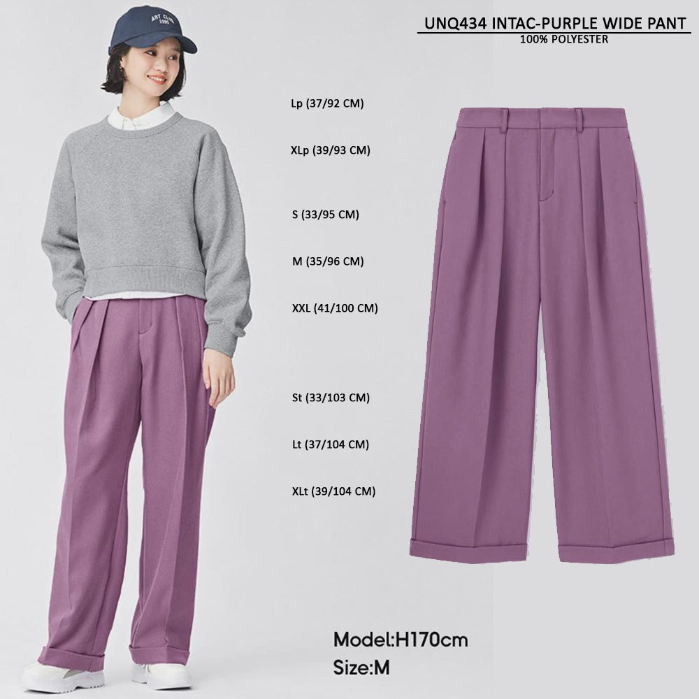 Celana Pajang Wanita Highwaist (UNQ434 INTAC WIDE PANTS)