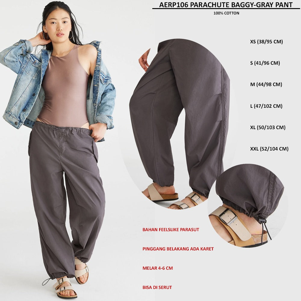 Celana Panjang Wanita Feelslike (AERP106 PARACHUTE BAGGY PANT)