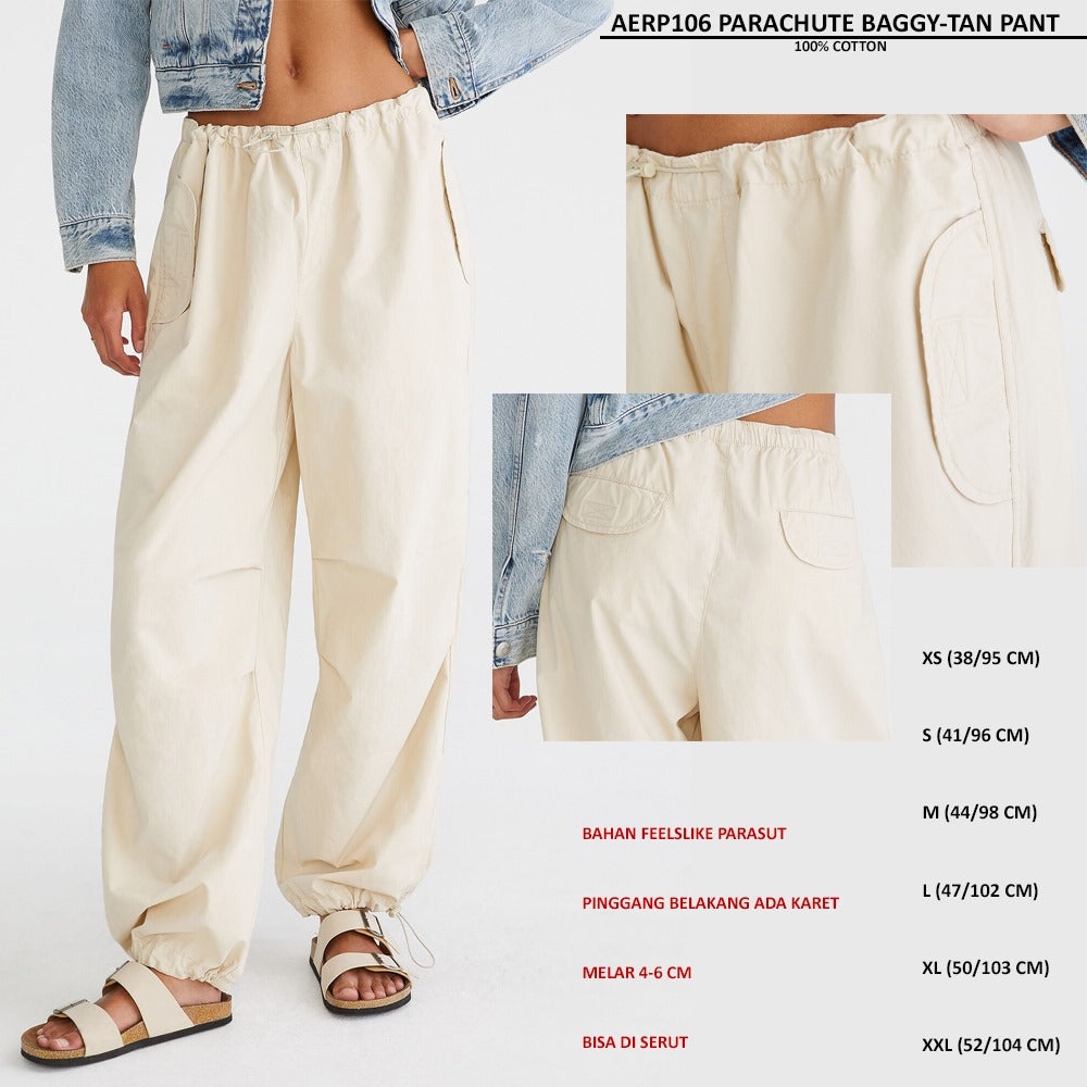 Celana Panjang Wanita Feelslike (AERP106 PARACHUTE BAGGY PANT)