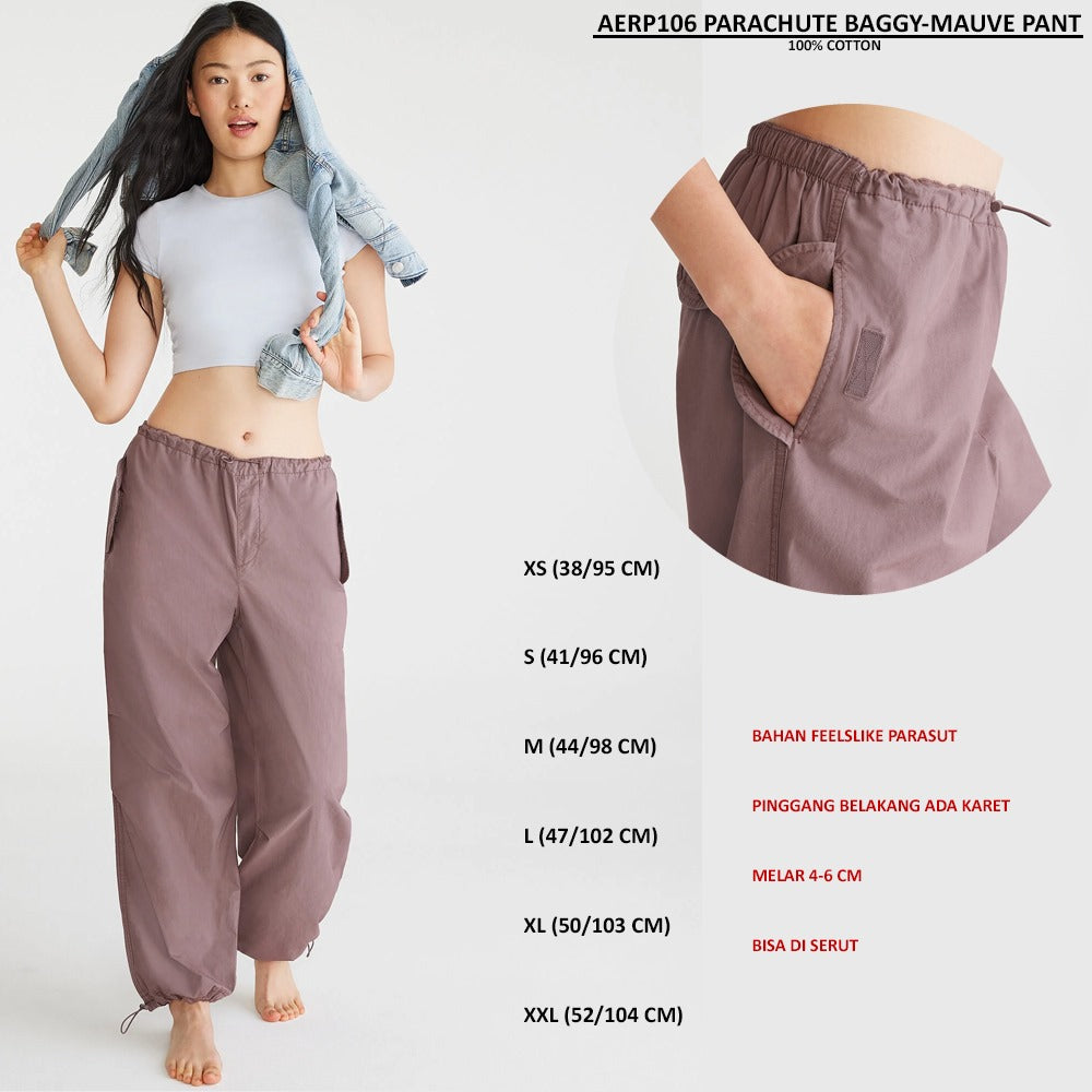 Celana Panjang Wanita Feelslike (AERP106 PARACHUTE BAGGY PANT)