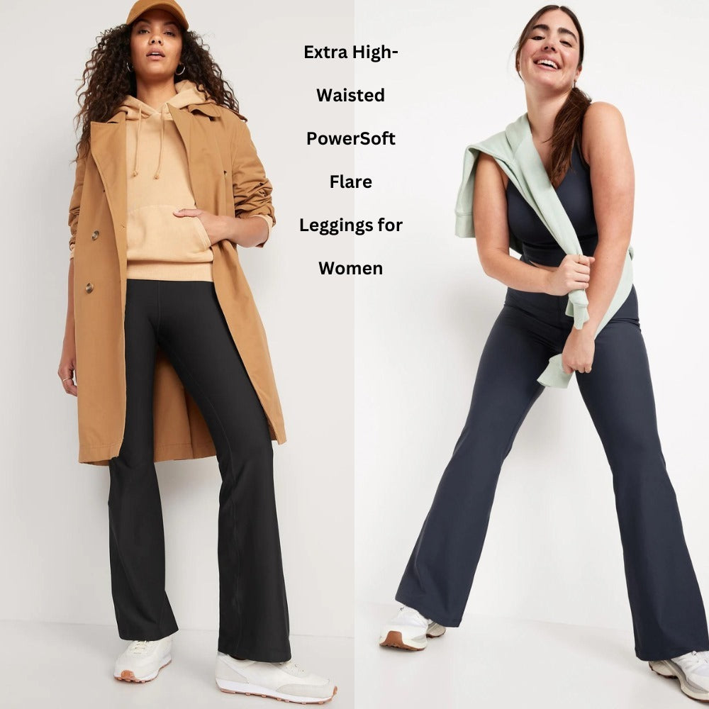 Celana Panjang Legging Wanita Bootcut Highrise Stretch (ODN583 POWERSOFT FLARE)