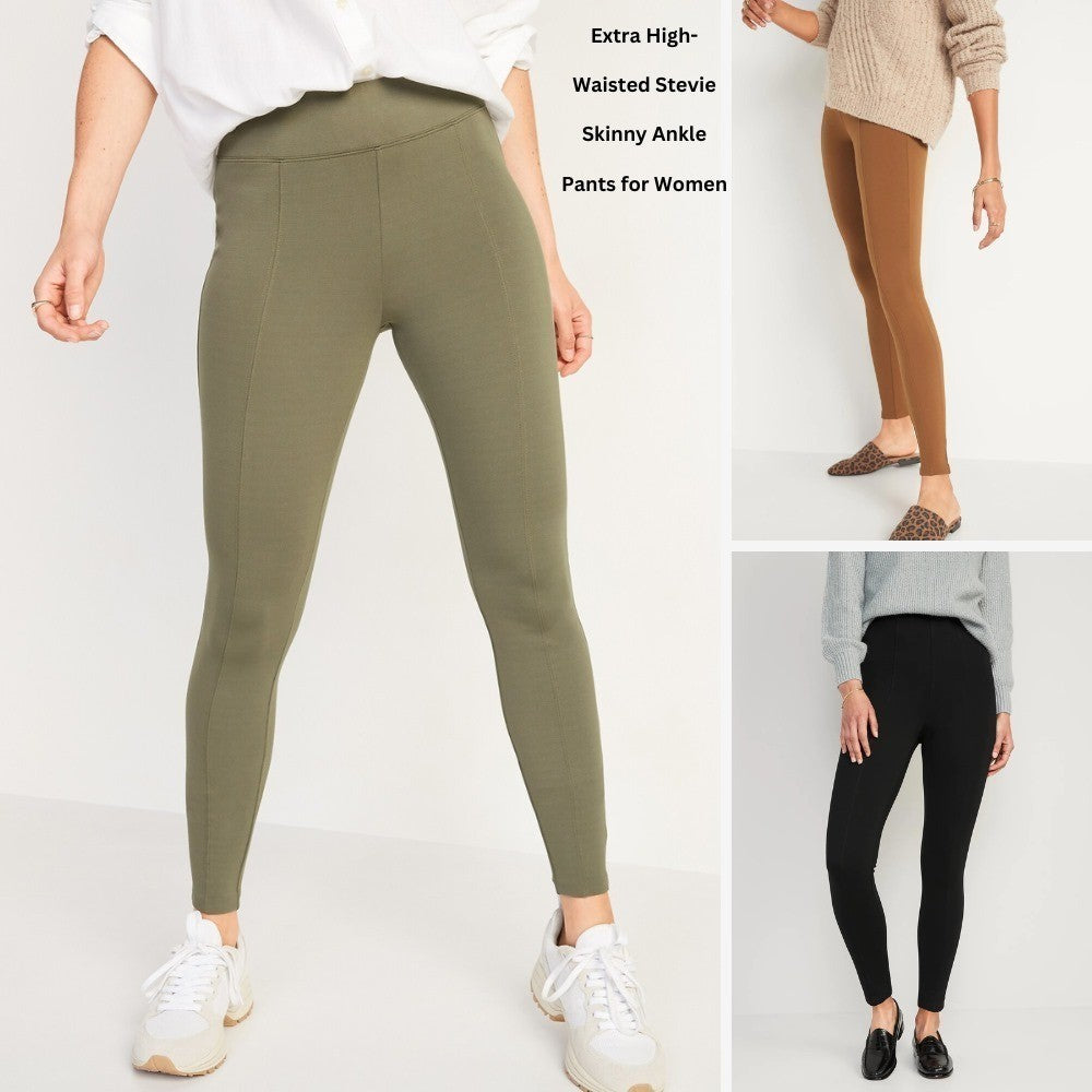 Celana Panjang Wanita Highwaist (ODN585 PONTE STEVIE LEGG)