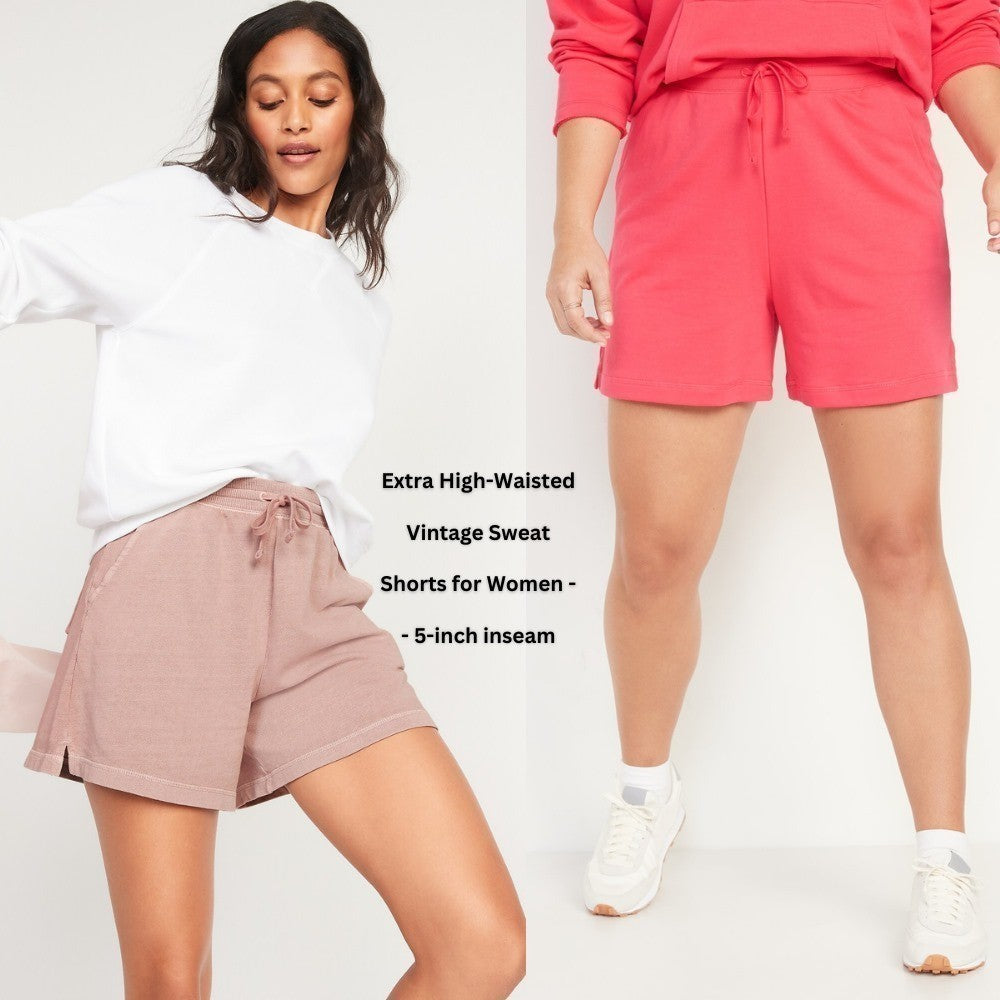Celana Pendek Wanita Lightwight Terry (ODN587 LOUNGE SHORT)