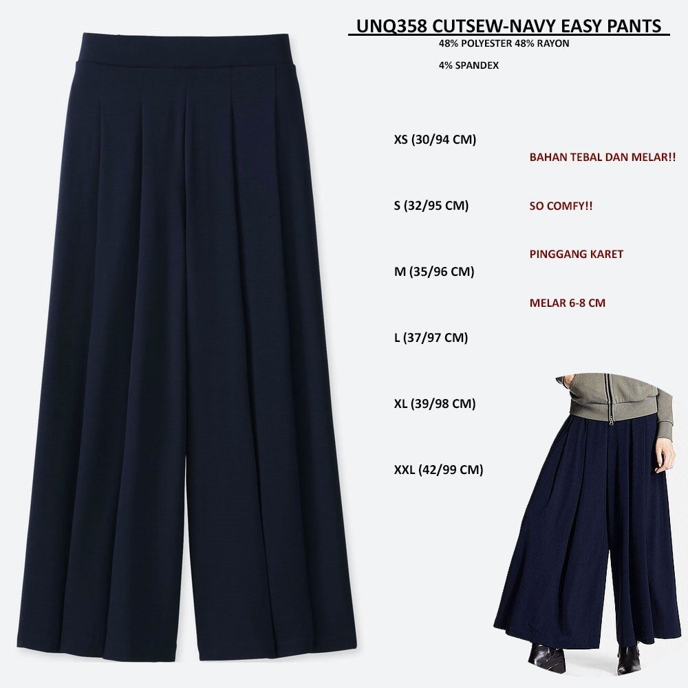 Celana Panjang Wanita (UNQ358 CUTSEW EASY PANST)